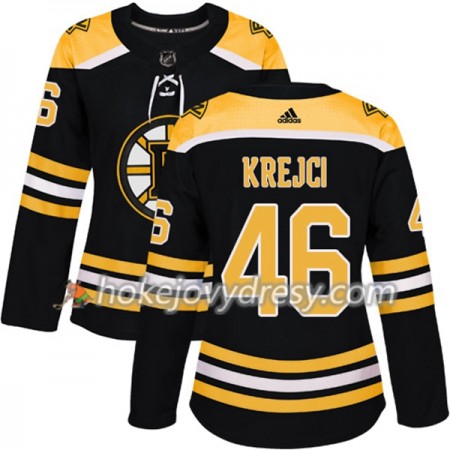 Dámské Hokejový Dres Boston Bruins David Krejci 46 Adidas 2017-2018 Černá Authentic
